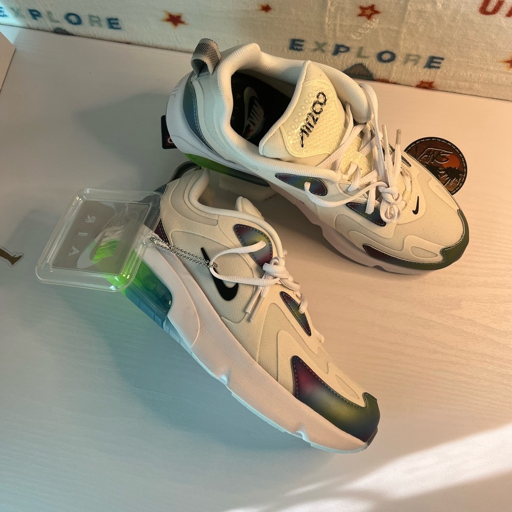 NIKE AIR MAX 200 20 GS SUMMIT WHITE - Picture 2 of 11